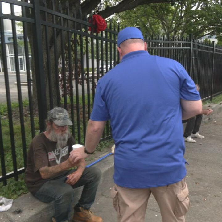 Homeless help - Metro Louisville new water trailer 6-24-25